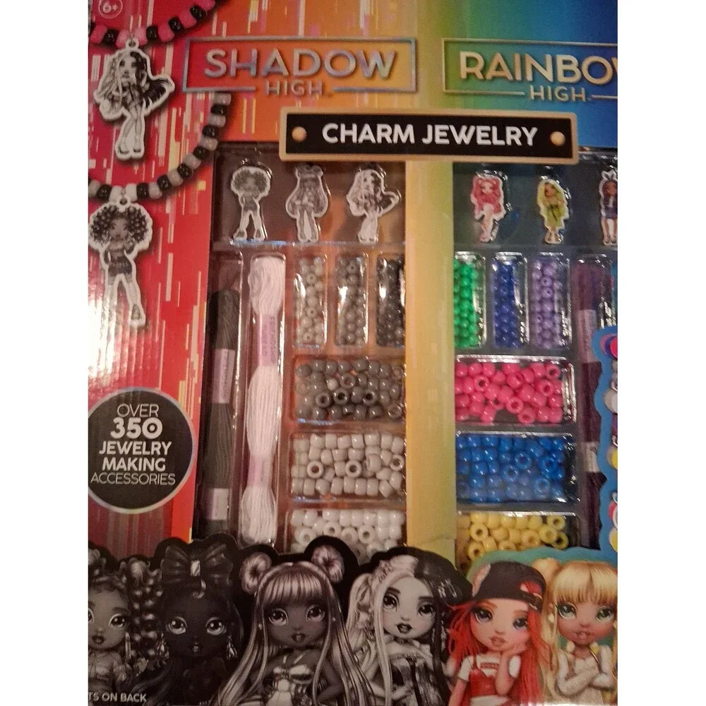 Rainbow High Shadow High Charm Jewelry Making Kit New Create 25+ Pieces Jewelry